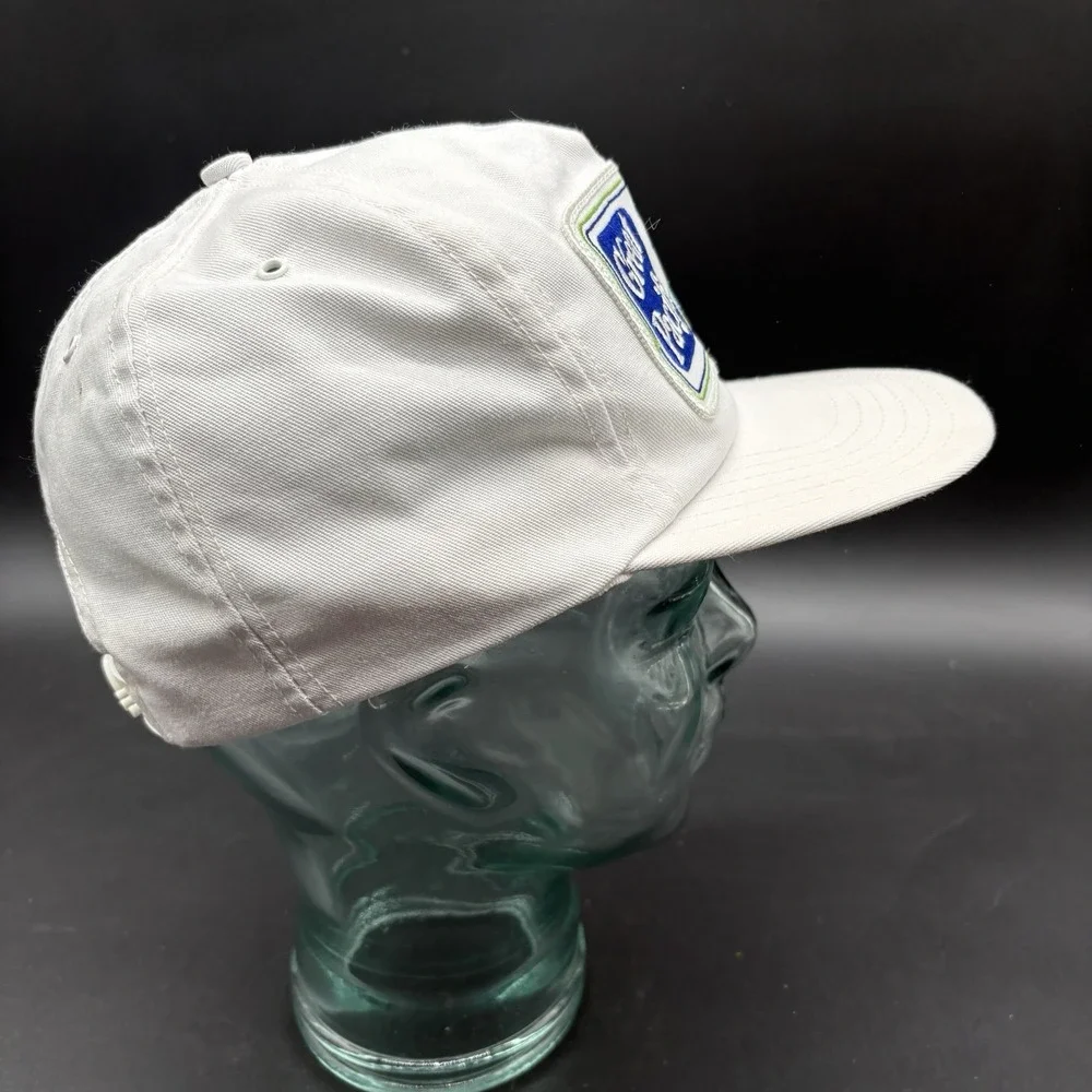 Vintage Great Pacific Seafoods Inc White Snapback Hat Patch Made in USA One Size